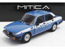 Alfa Romeo Alfetta 2000 - 1978 - "Polizia Stradale" MITICA 1:18 Metallmodell (Vordertüren zu öffnen)