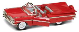 Chevrolet Impala Convertible 1959 rot Road Signature 1:18