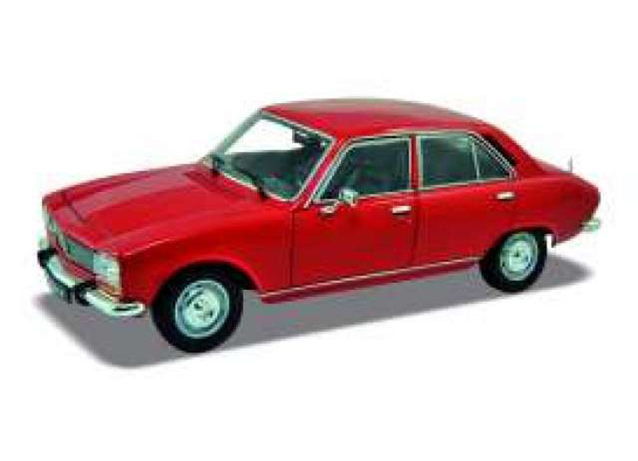 Peugeot 504 1974 rot Welly 1:24