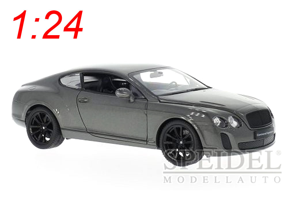 Bentley Continental Supersport grau Welly 1:24