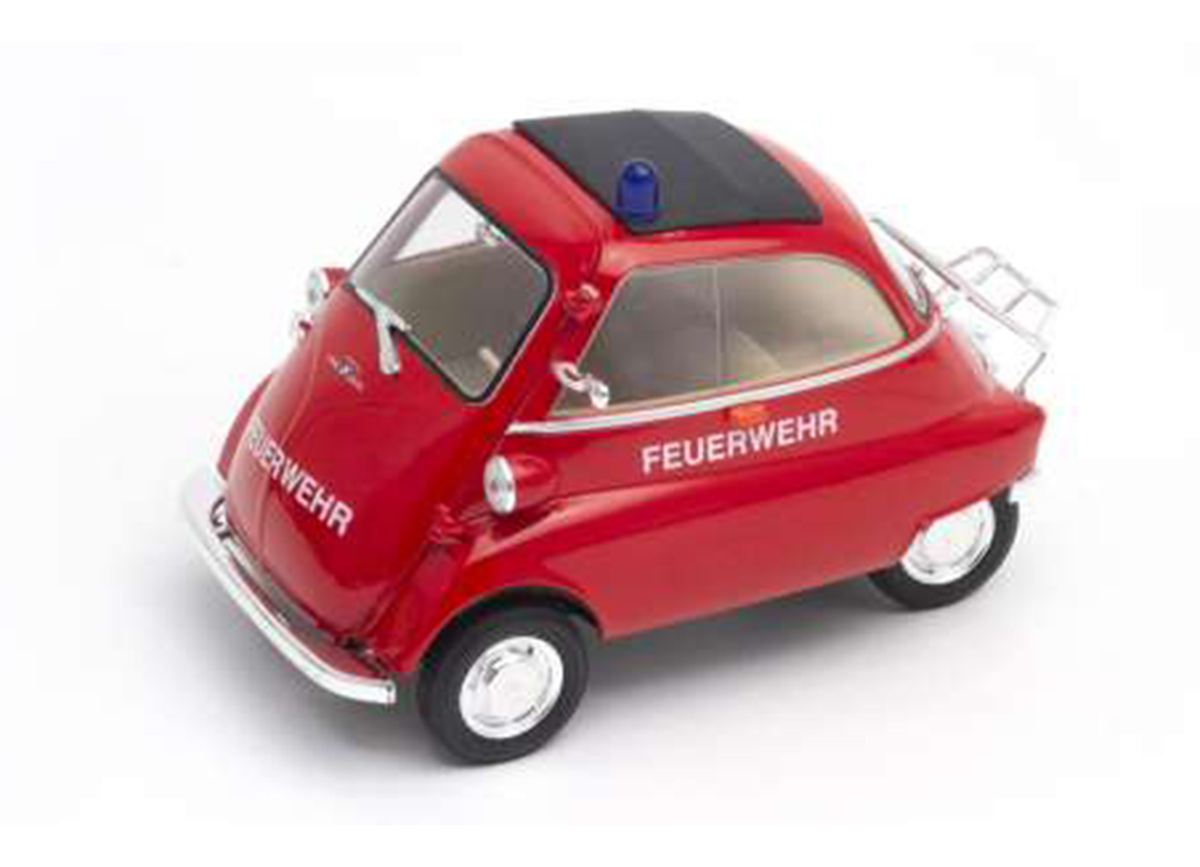 BMW Isetta *Feuerwehr*, red Welly 1:18