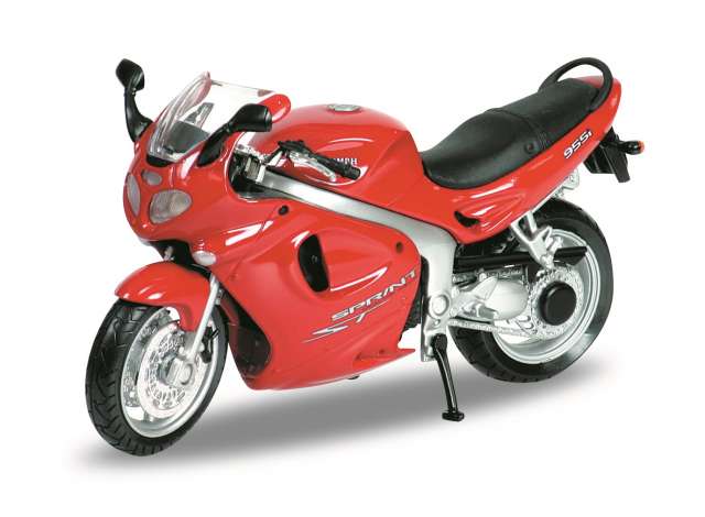 Triumph Sprint ST Rot 2002 1//18 Welly Modell Motorrad mit oder ohne individiue..