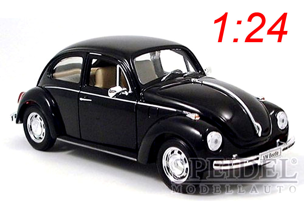 VW Käfer schwarz Welly 1:24