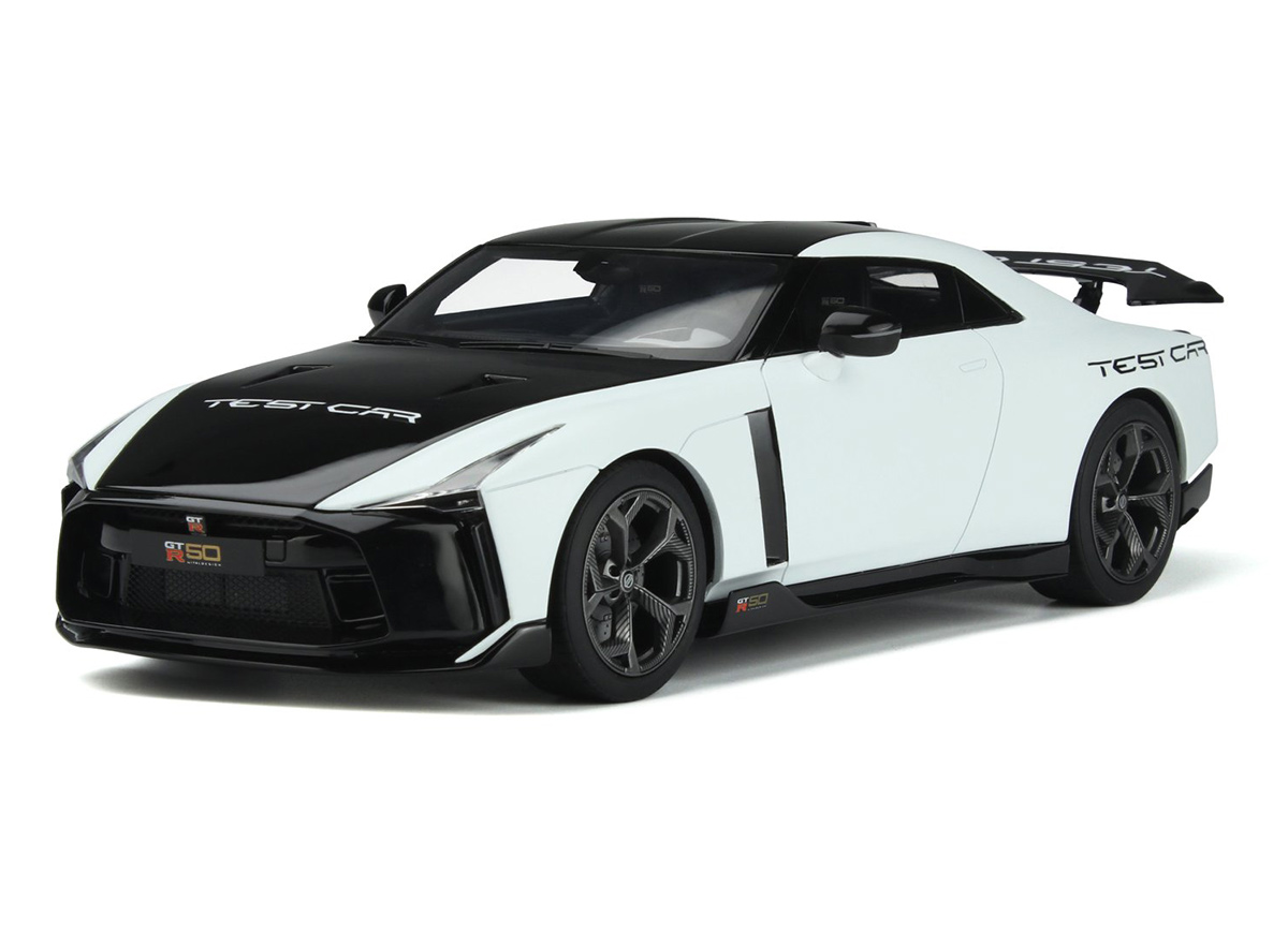 Nissan GT-R50 - Test Car GT Spirit 1:18 Resinemodell (Türen, Motorhaube... nicht zu öffnen!)