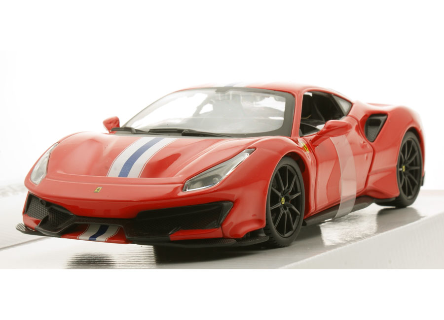Ferrari 488 Pista rot Burago 1:24