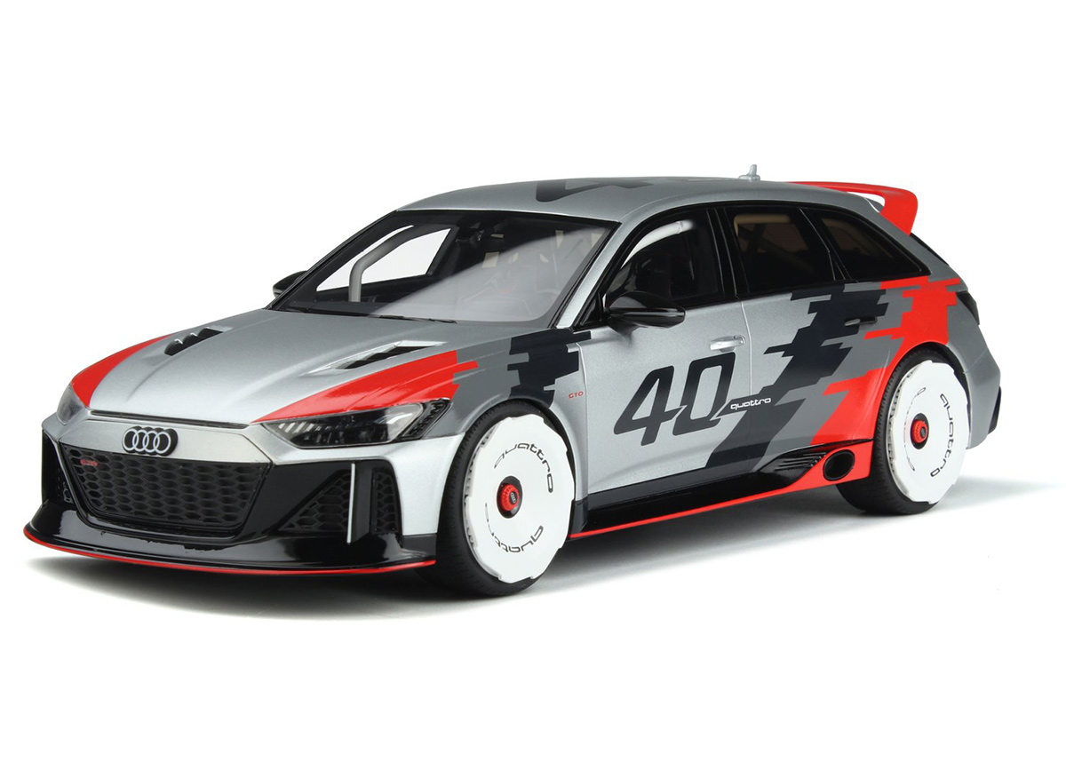 Audi RS 6 GTO Concept - 40 Years of quattro - 2020 GT Spirit 1:18 Resinemodell (Türen, Motorhaube... nicht zu öffnen!)