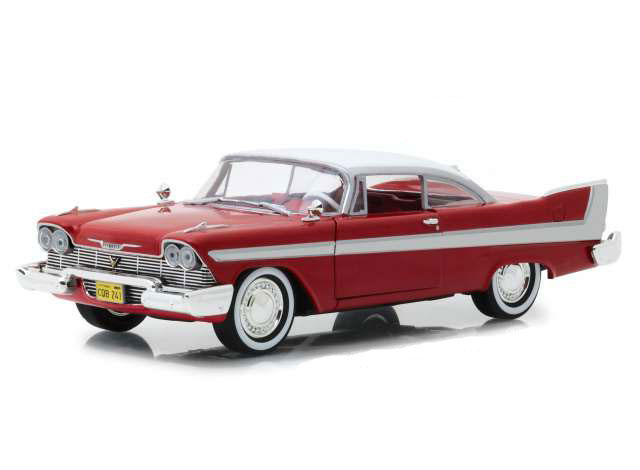 Plymouth Fury *Christine* With Clear Windows, red/white Greenlight 1:24
