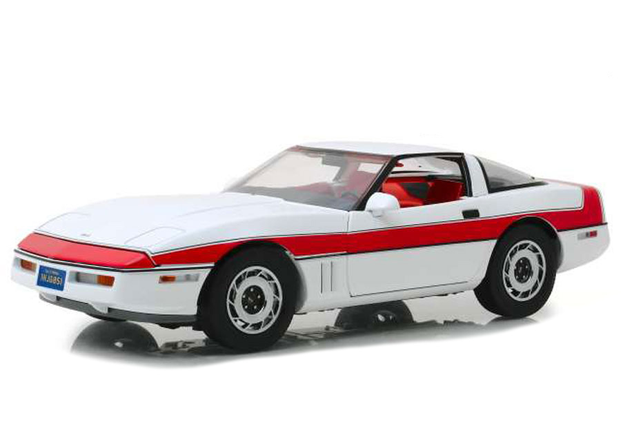 Chevrolet  Corvette C4 *A-Team* 1984 (1983-87 TV Series) white/red Greenlight 1:18