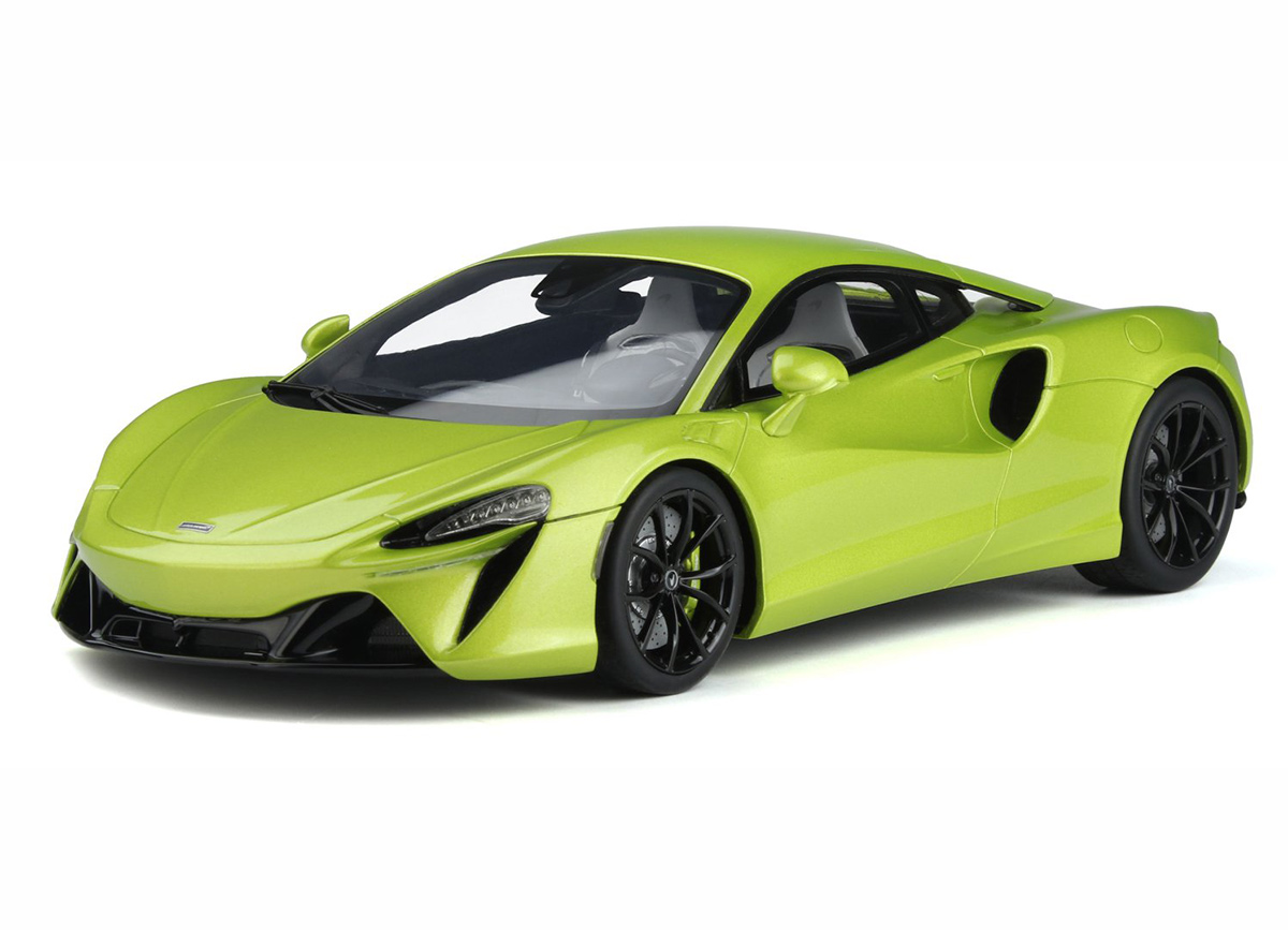 McLaren Artura GREEN  GT Spirit 1:18 Resinemodell (Türen, Motorhaube... nicht zu öffnen!)