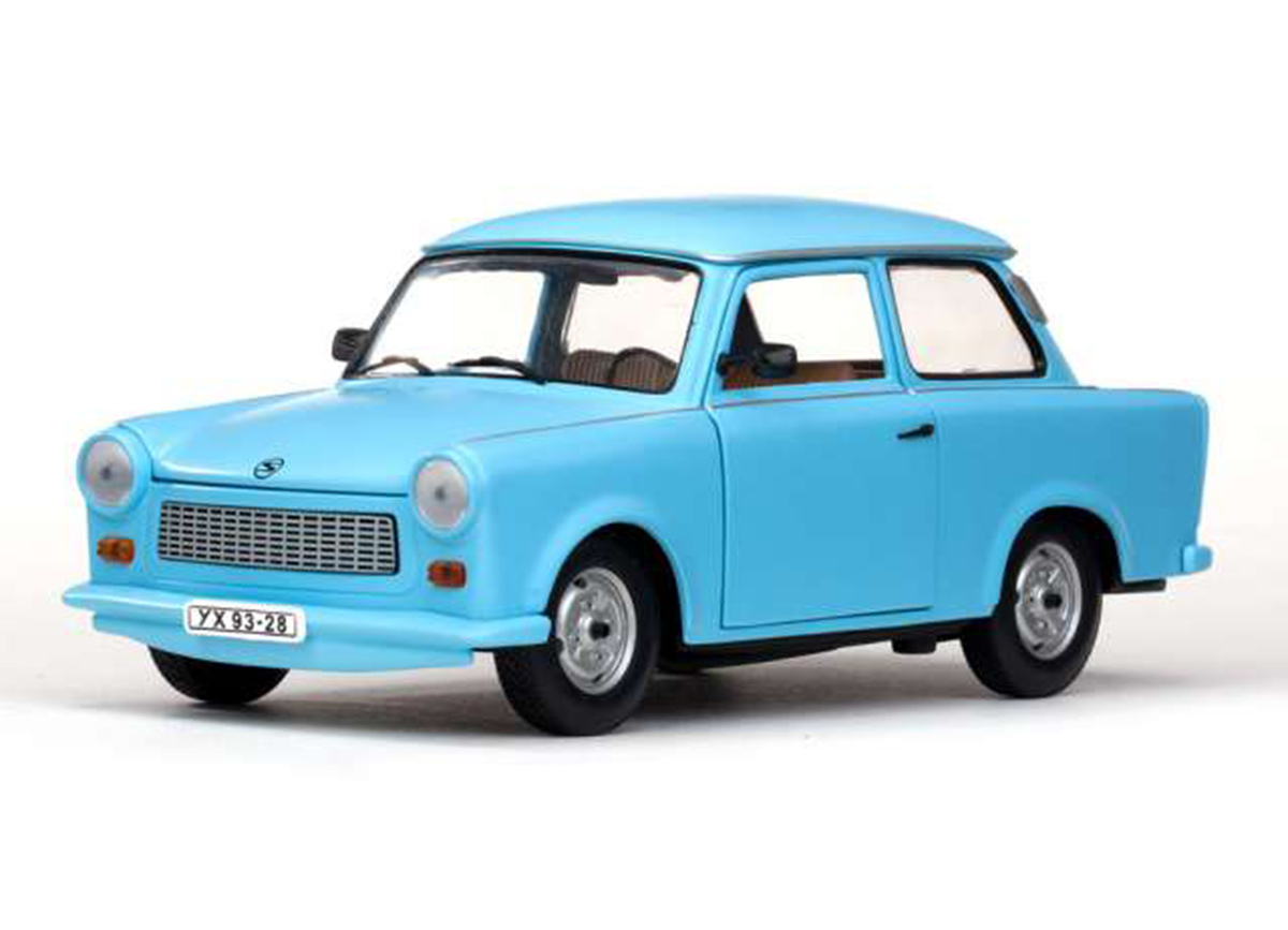 Trabant 601 blau 4290 SunStar Metallmodell 1:18