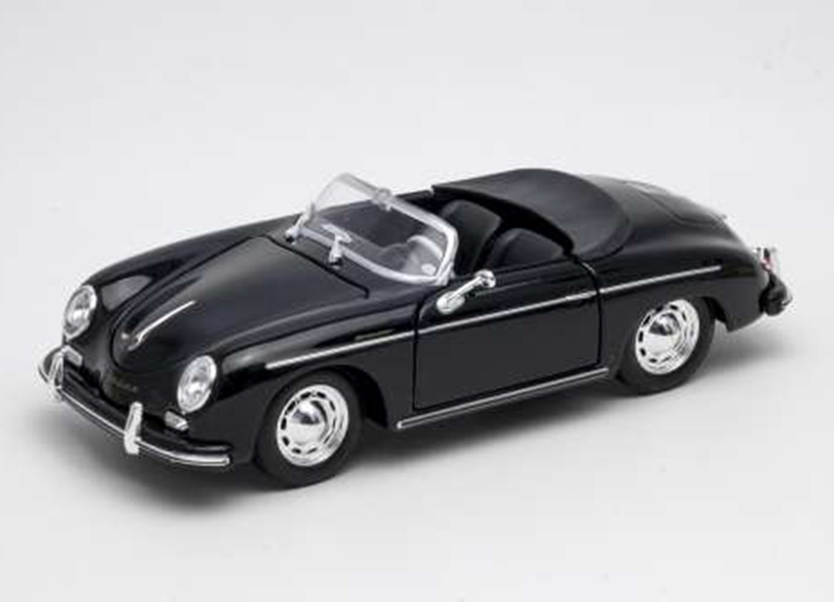 Porsche 356A Speedster, black Welly 1:24