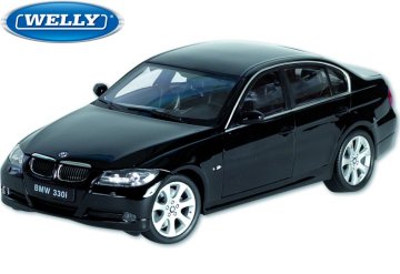 BMW 330i (E90) schwarz Welly 1:18