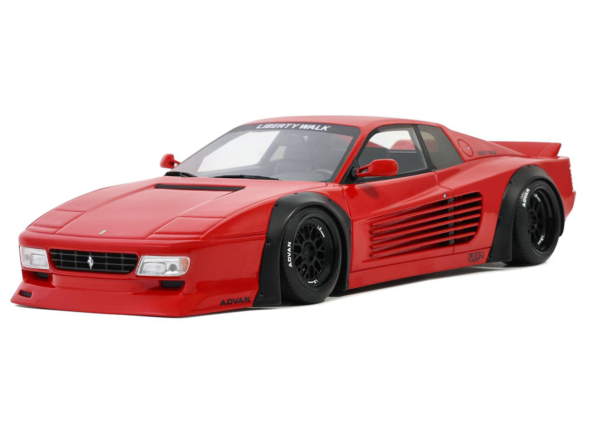 LBWK 512 TR 2021 Rosso Corsa GT Spirit 1:18 Resinemodell (Türen, Motorhaube... nicht zu öffnen!)