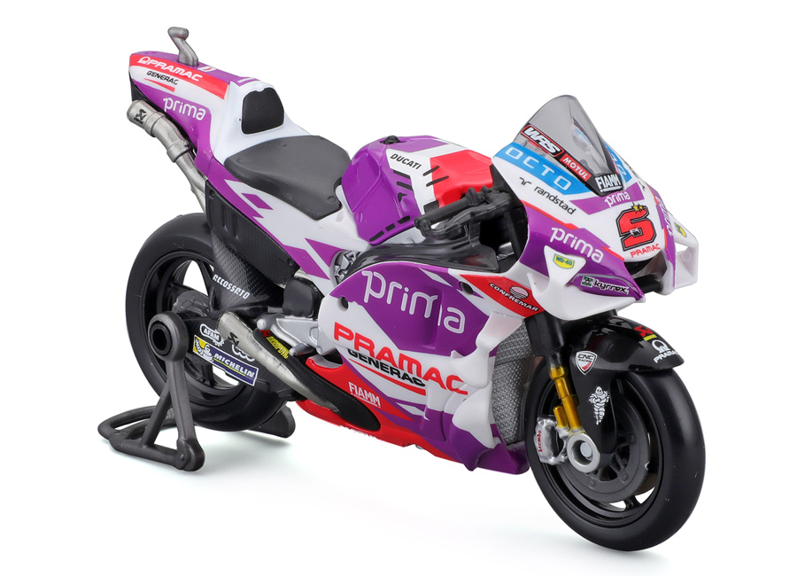Ducati Desmosedici #05 MotoGP 2022 JOHANN ZARCO  Pramac Racing Maisto 1:18