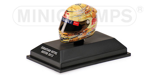 ARAI HELMET - SEBASTIAN VETTEL - AUSTIN 2012 Minichamps 1:8