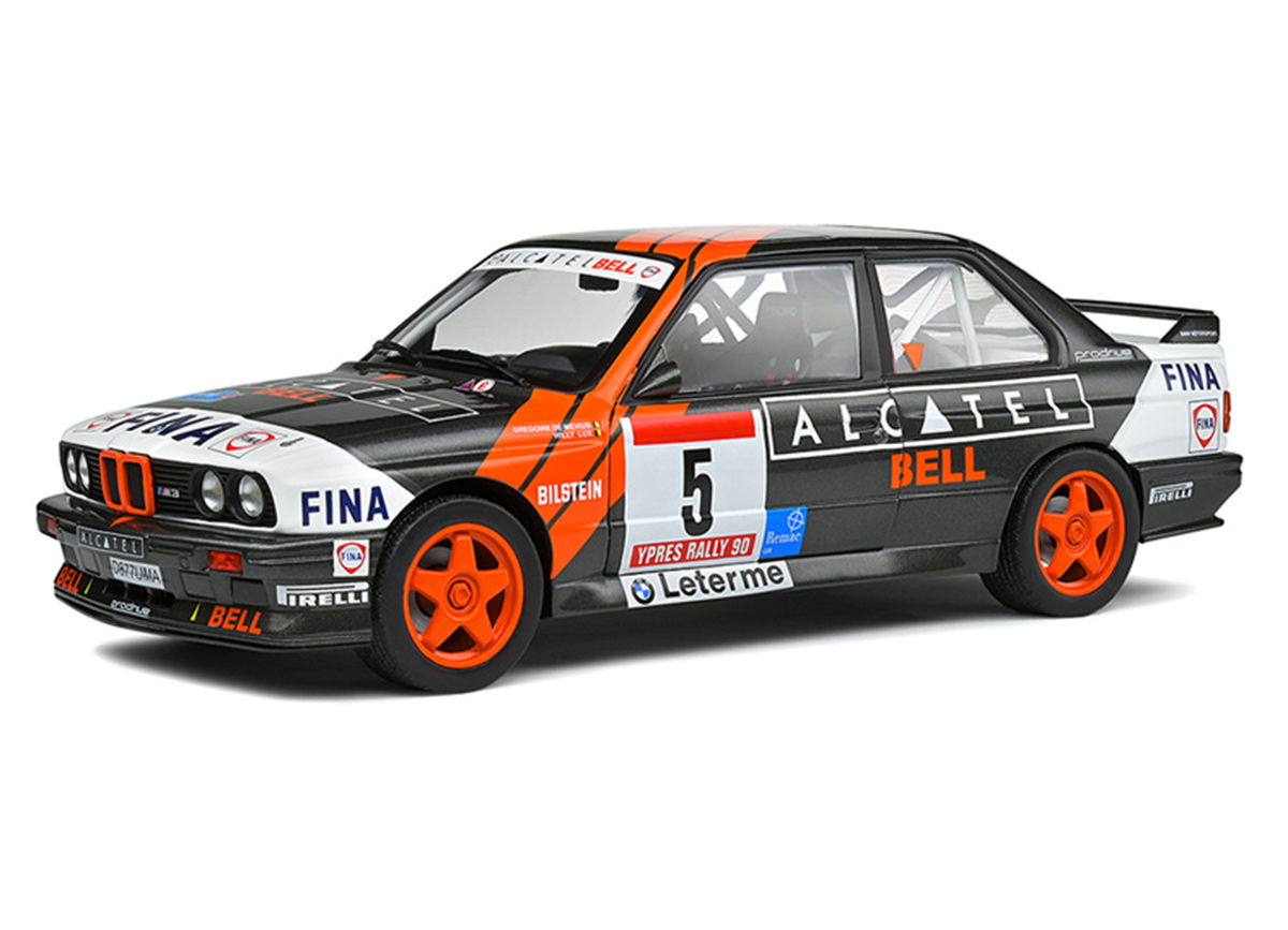 BMW E30 M3 Gruppe A schwarz #5 Gregoire De Mevius/ Willy Lux S1801519 Solido 1:18 Metallmodell