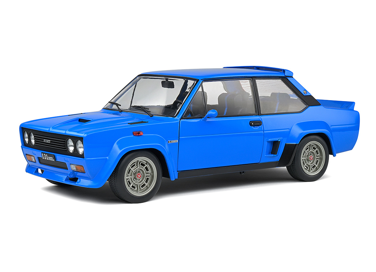 Fiat 131 Abarth blau S1806004 Solido 1:18 Metallmodell