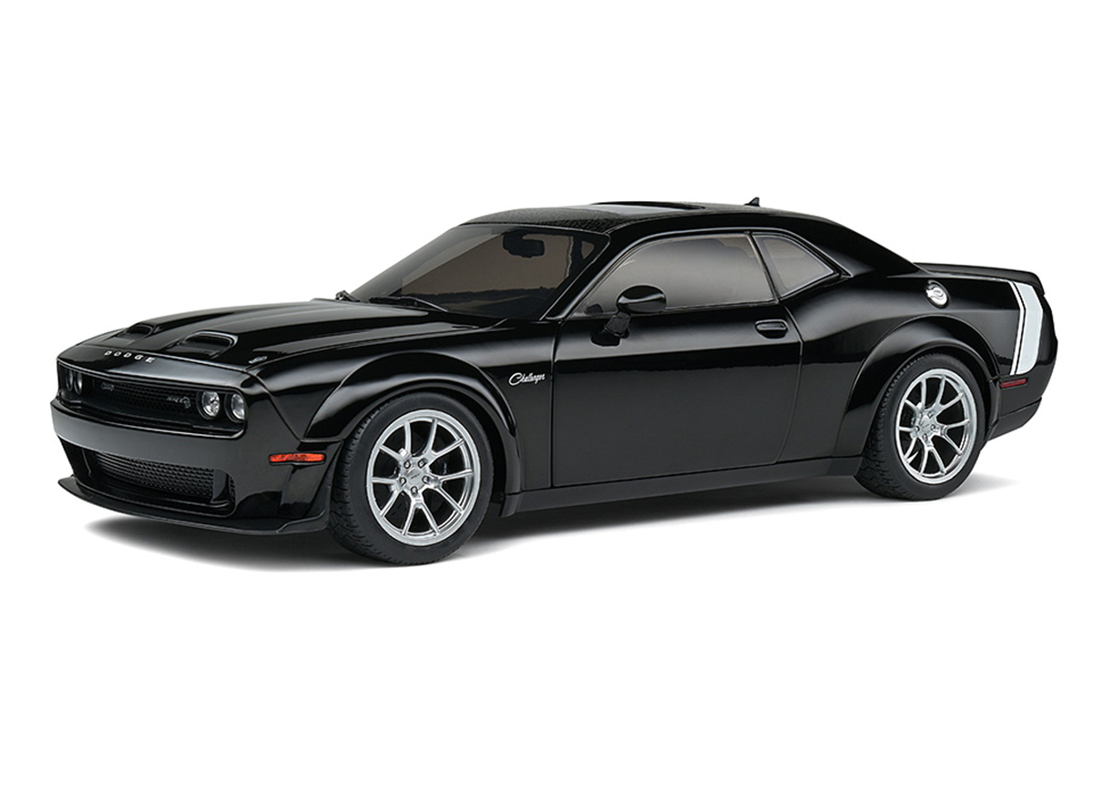 Dodge Challenger SRT Hellcat schwarz Solido 1:18 Metallmodell