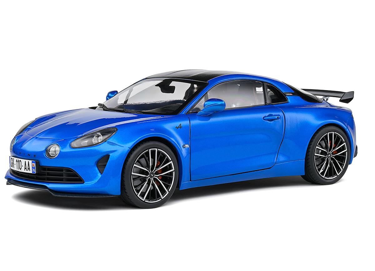 Alpine A110S 2023 Aero Pack - Blue Solido 1:18 Metallmodell