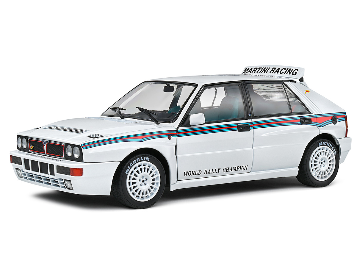 Lancia Delta HF Integrale Evo 1 Martini 6 Version, weiß, 1992 S1807804 Solido 1:18 Metallmodell