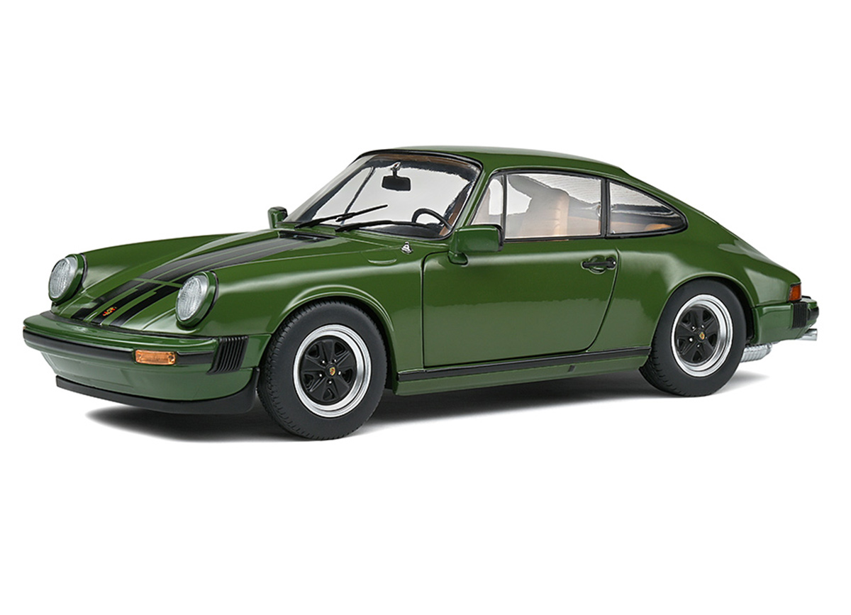 Porsche 911 SC olive grün, 1978 S1802608 Solido 1:18 Metallmodell