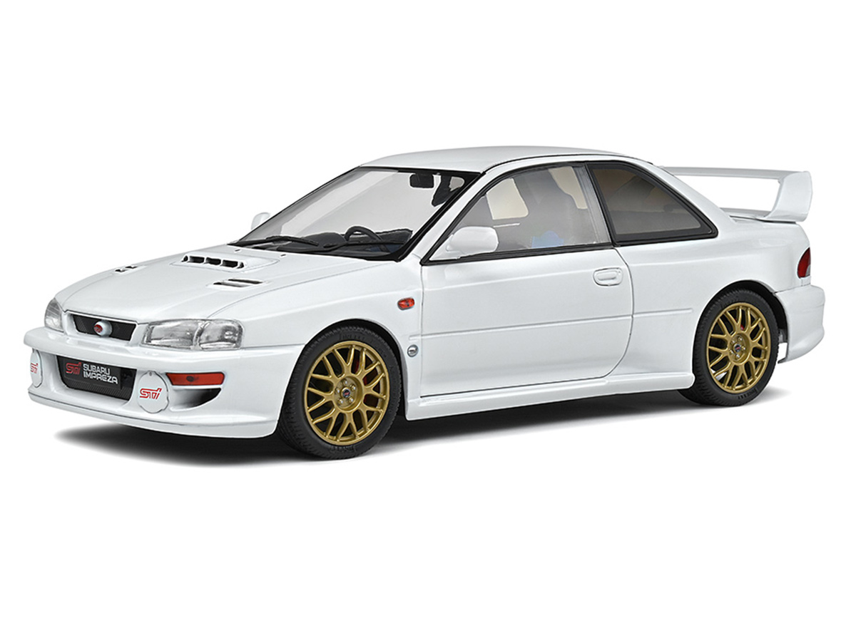 Subaru Impreza 22B 98 weiß, 1998, S1807404 Solido 1:18 Metallmodell