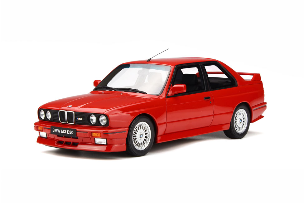 Voiture miniature BMW M3 E30 (1986) rot Solido 1:18 sur