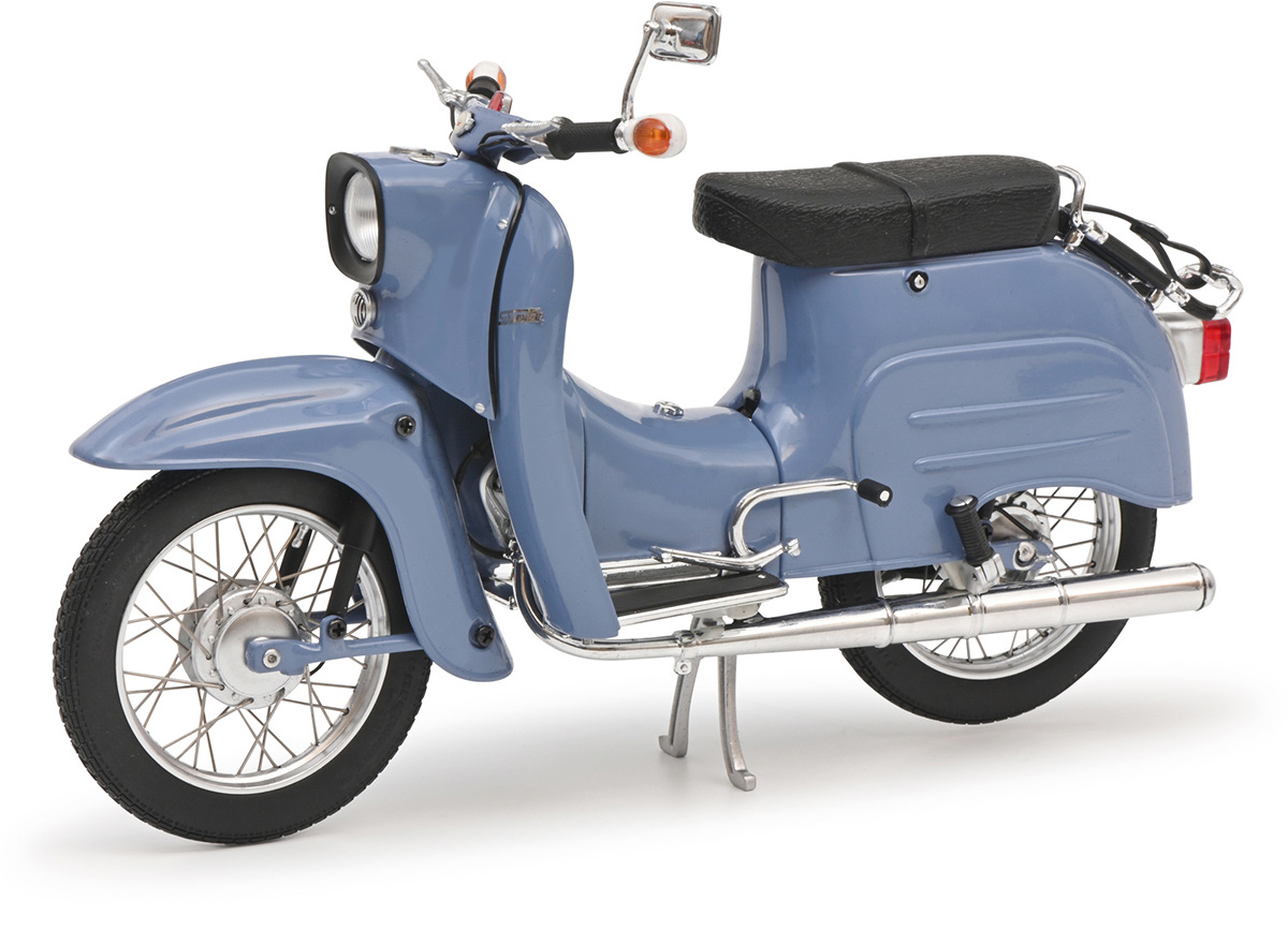Simson Schwalbe KR 51/1, mittelblau Schuco Motorräder Edition 1:10