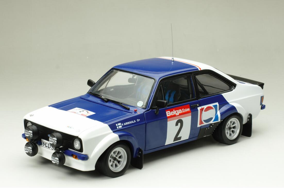 Ford Escort RS1800-#2 P.Airikkala/J.Piironen Circuit des Ardennes 1983 SunStar Metallmodell 1:18