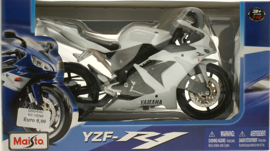 Yamaha YZF-R1 weiß Maisto 1:12