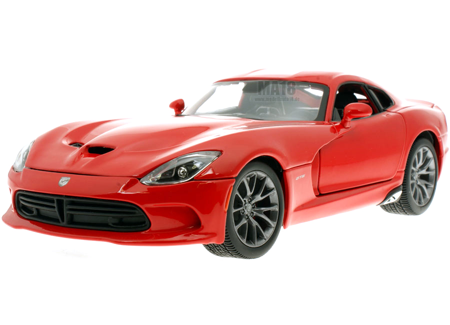 Dodge Viper SRT GTS 2013 red Maisto 1:18