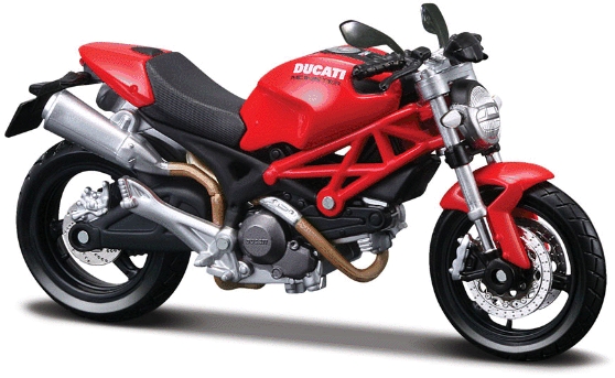 Ducati Monster 696 2011 rouge Maisto 1:12