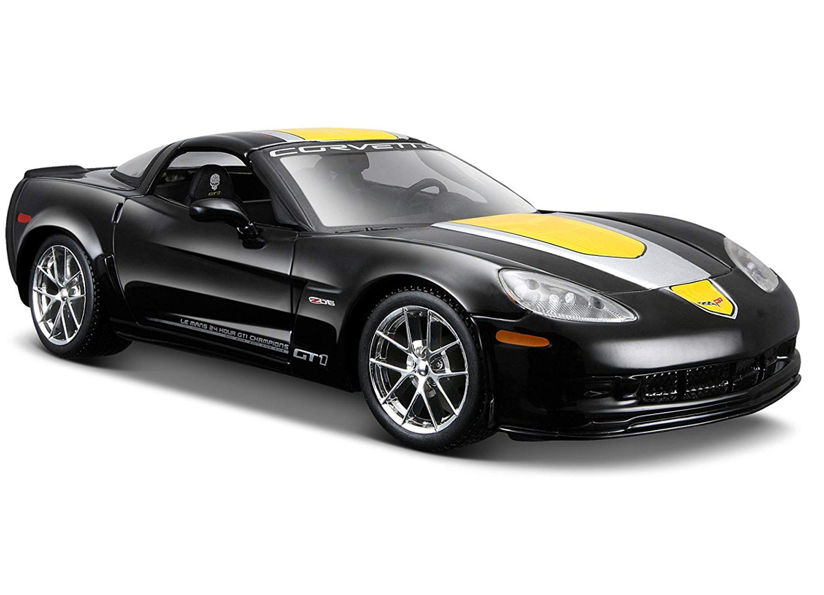 Chevrolet Corvette Z06 GT1 Commemorative Edition schwarz/gelb Maisto 1:24