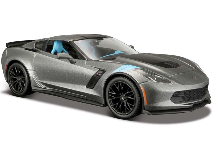Chevrolet Corvette Grand Sport `17 silbergrau Maisto 1:24