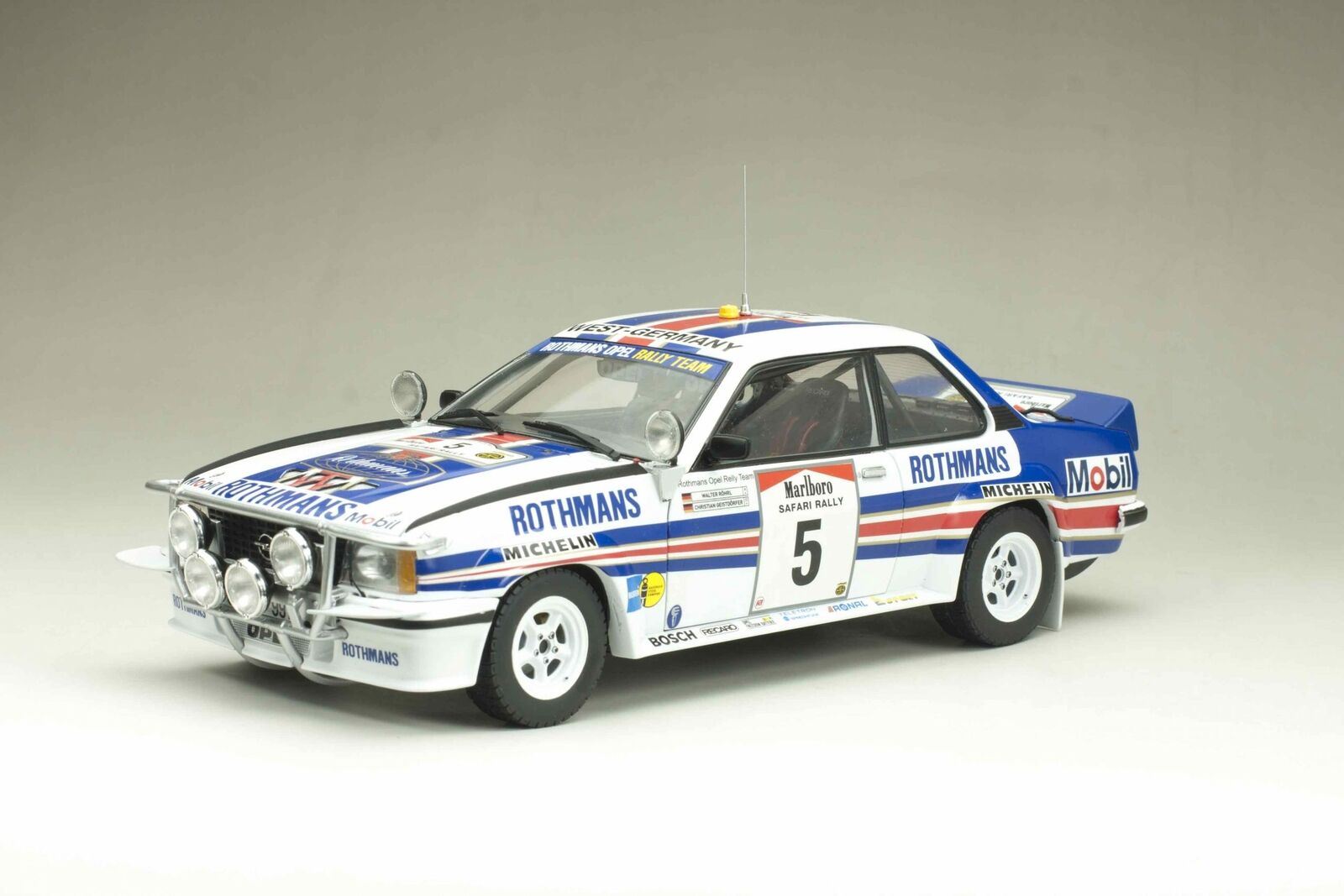 Opel Ascona 400 -#5 W.Röhrl/C.Geistdörfer Event : 2nd Safari Rally 1982 SunStar Metallmodell 1:18