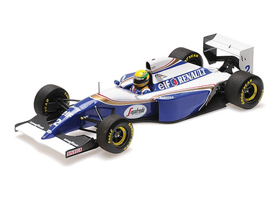 WILLIAMS RENAULT FW16 - AYRTON SENNA - SAN MARINO GP 1994 Minichamps 1:18 Metallmodell, Türen, Motorhaube... nicht zu öffnen