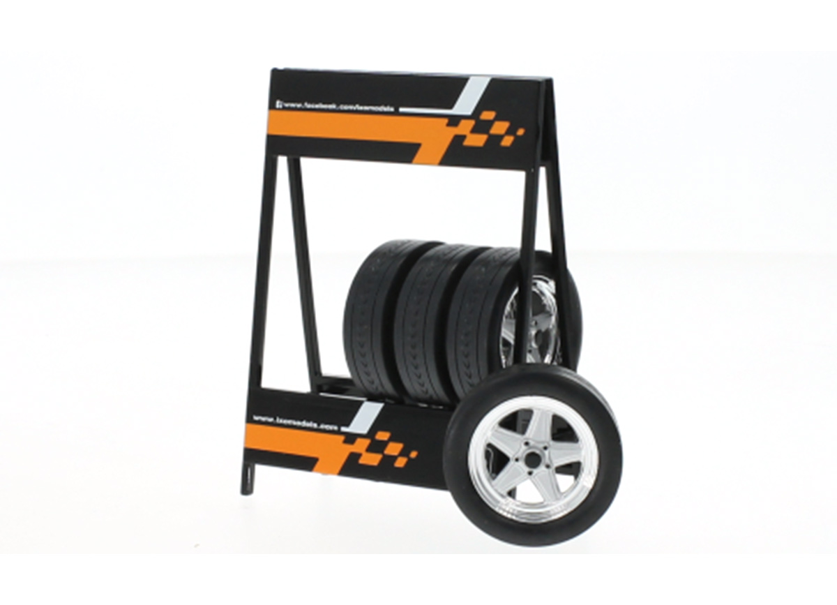 Zubehör Penta Wheels, silber, Set of 4 Wheels IXO 1:18