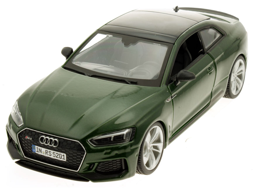 Audi RS5 coupe grün Burago 1:24