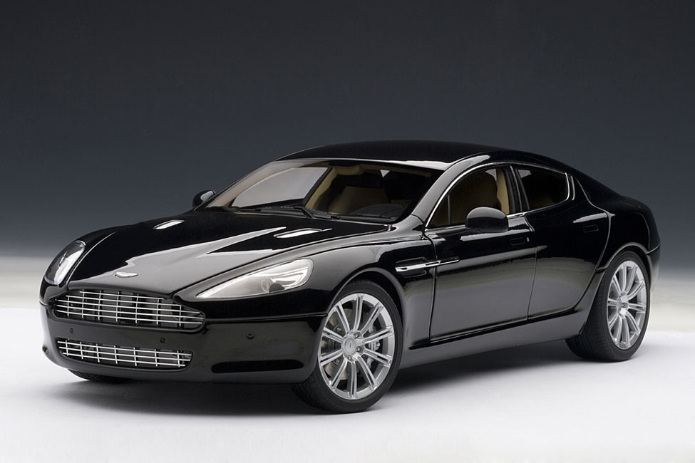 ASTON MARTIN RAPIDE SCHWARZ (BLACK) AUTOart 1:18
