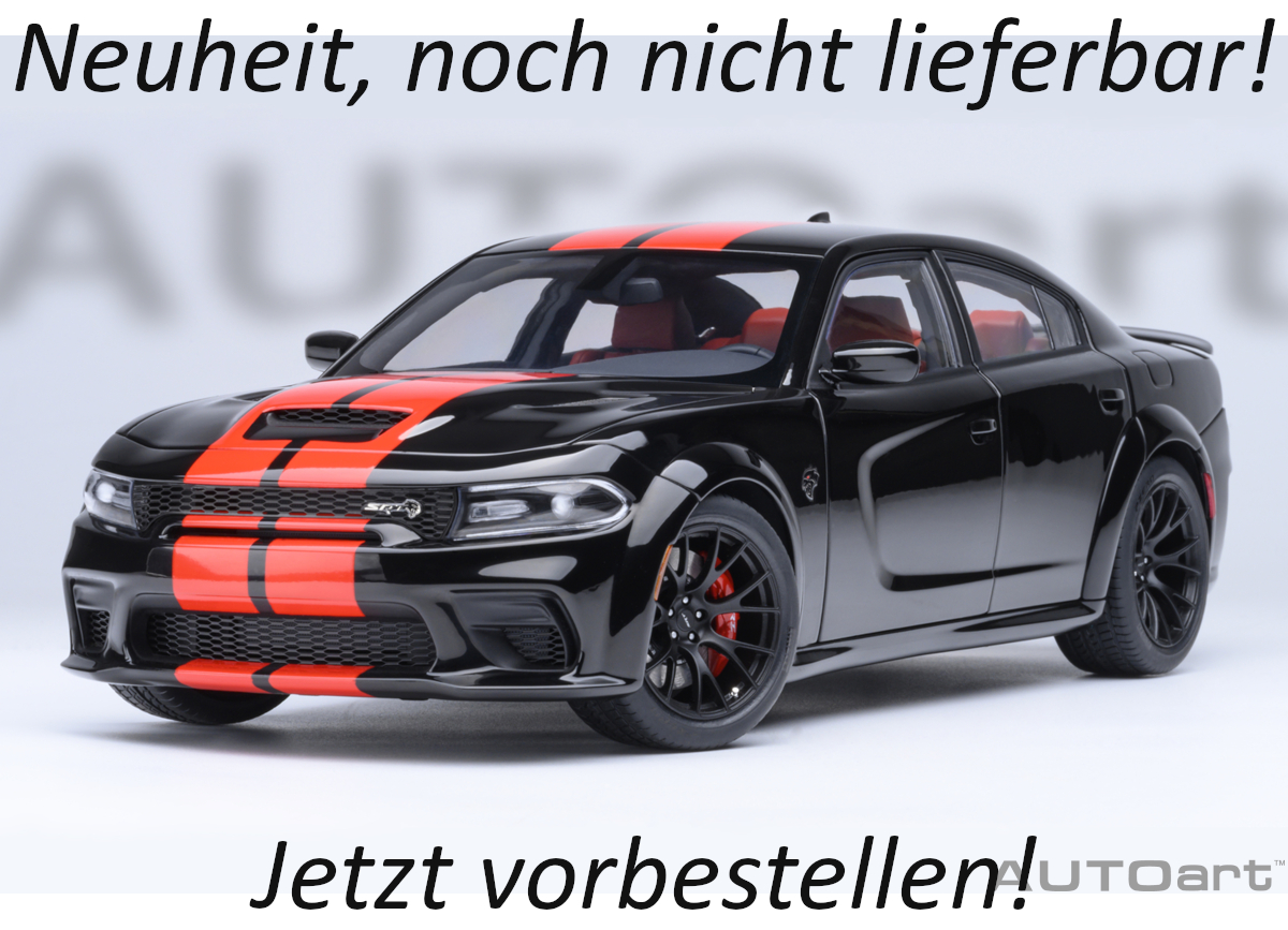 DODGE CHARGER SRT HELLCAT REDEYE JAILBREAK (PITCH BLACK) AUTOart 1:18 Composite  Lieferbar ab 2. Quartal 2026