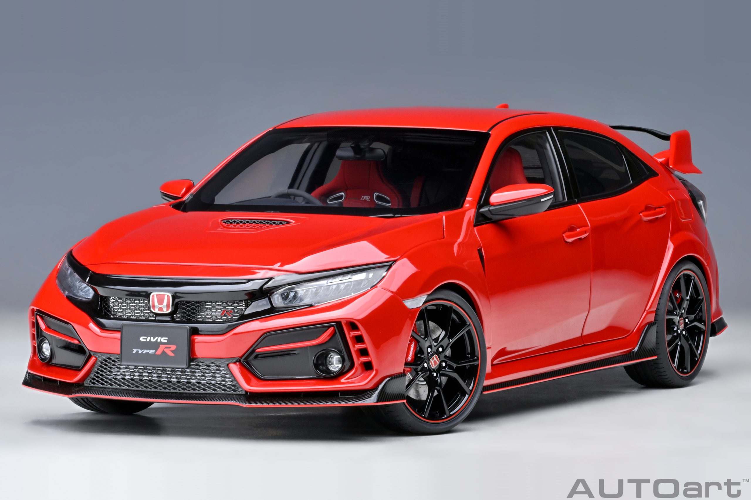 Honda CIVIC Type R (FK 8) 2021 rot (FLAME RED) (composite model) AUTOart 1:18