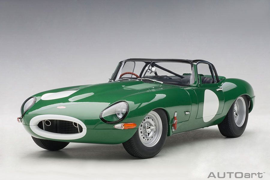 JAGUAR LIGHTWEIGHT E-TYPE (RACING GREEN) AUTOart 1:18
