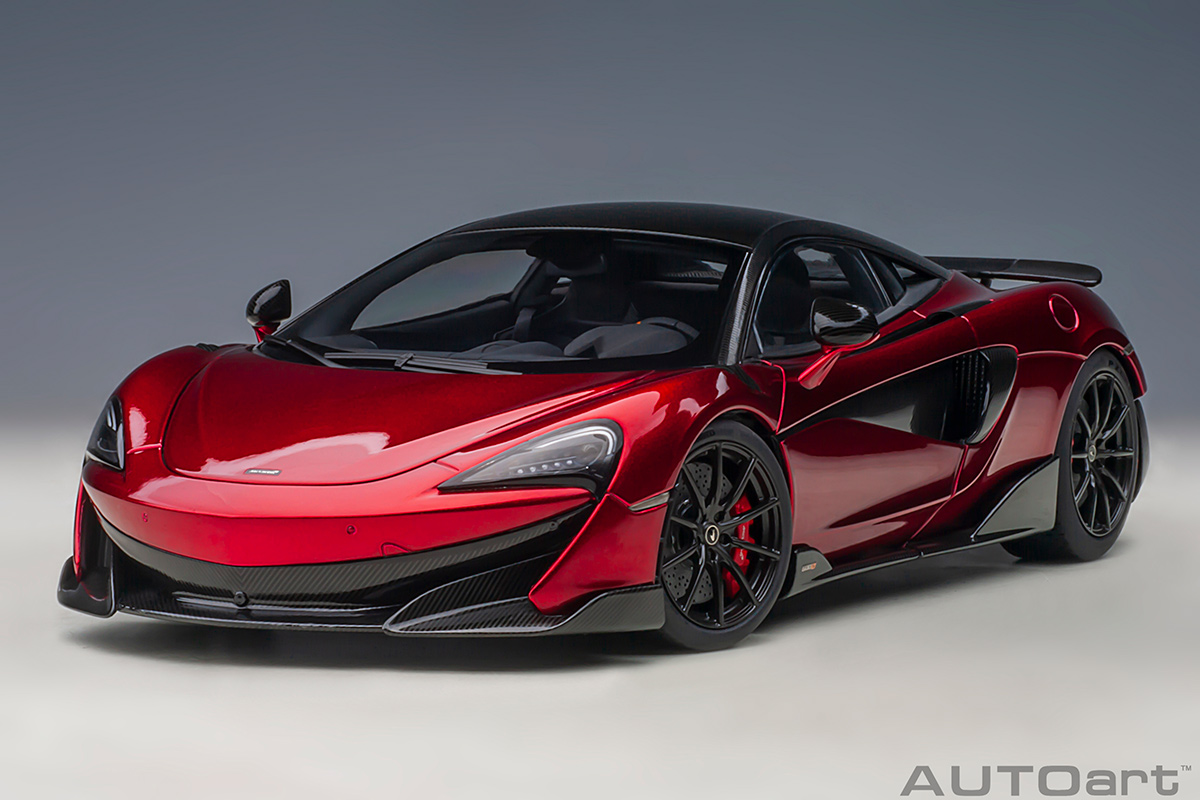 McLaren 600LT 2019 (vermillion rot) (composite model/full openings) AUTOart 1:18 Composite