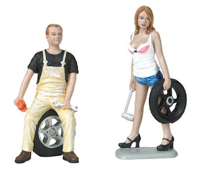 Derek & Meg Tire Brigade Motorhead 1:18