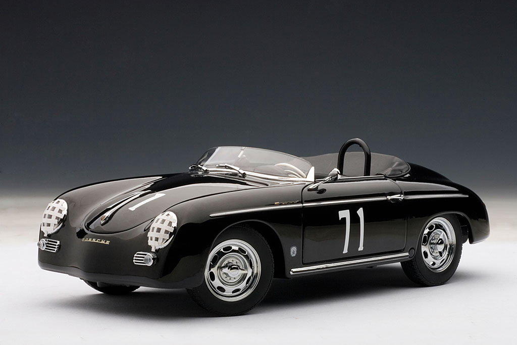 Porsche 356 Speedster #71 Steve McQueen schwarz AUTOart 1:18
