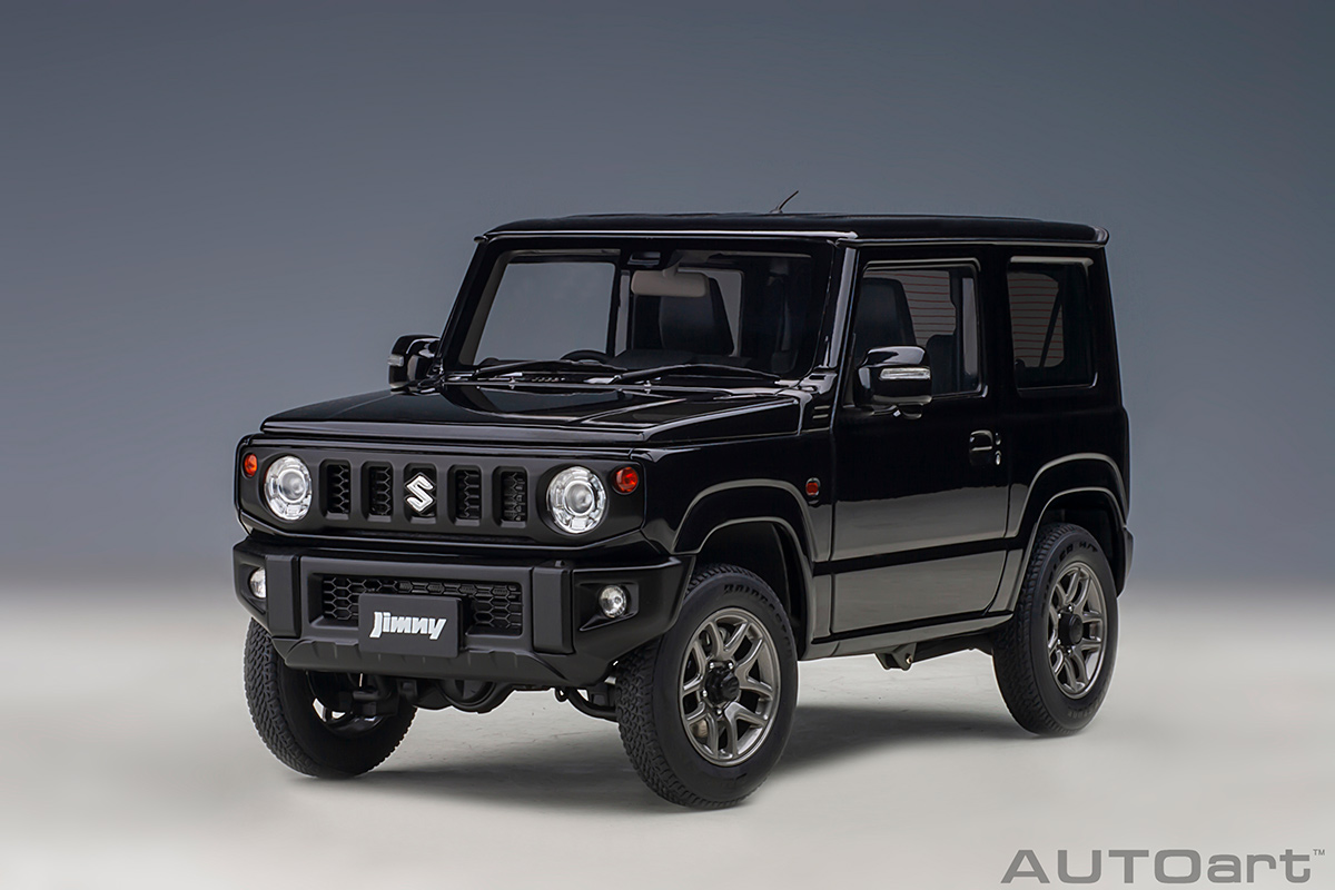 Suzuki Jimny 2018 (JB64)(660cc/RHD) (bluish black pearl) (composite model/full openings) AUTOart 1:18
