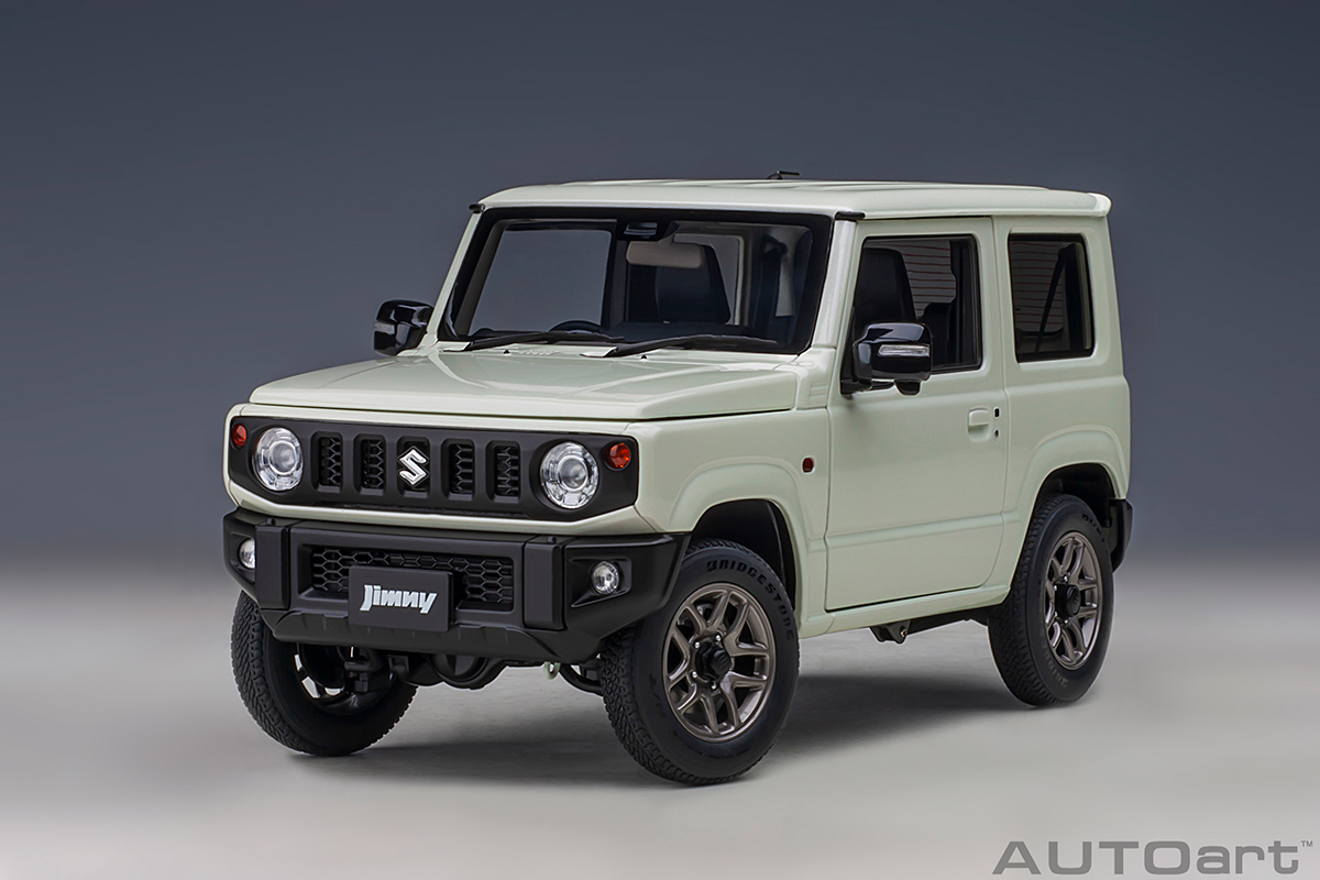 Suzuki Jimny 2018 (JB64)(660cc/RHD) (Pearl White) (composite model/full openings) AUTOart 1:18