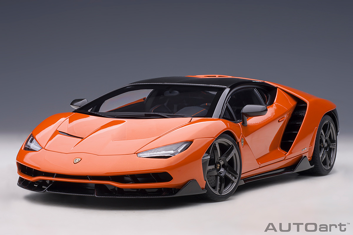 Lamborghini Centenario arancio pearl orange (full openings) AUTOart 1:18