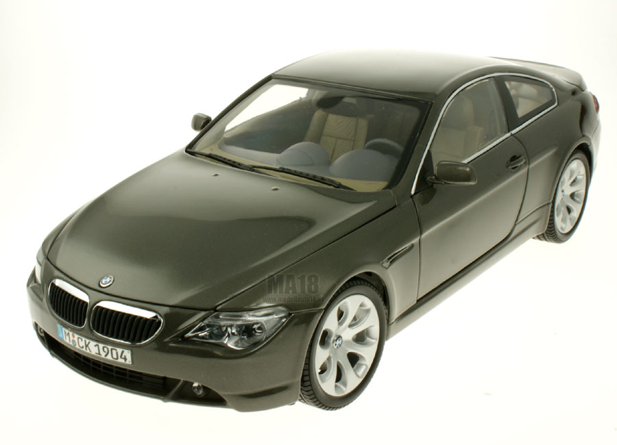 BMW 6er Coupé stratusgrau Industriemodell (In BMW-Verpackung) Kyosho 1:18