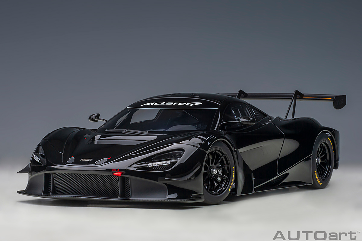 McLaren 720S GT3 2019 (gloss black) (composite model/no openings) AUTOart 1:18 Composite